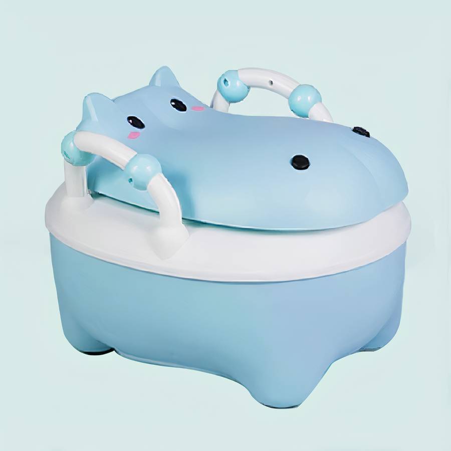 Pot de toilette motif hippopotame pour bébé – Image 4