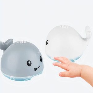 Jouet de bain lumineux en forme de baleine pour bébé