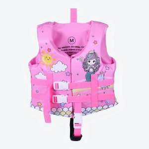 Gilet de natation réglable motif sirène dès 2 ans