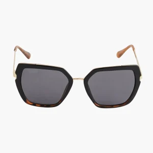 Lunettes de soleil noires forme carrée