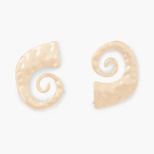 Grandes boucles d'oreilles tourbillon