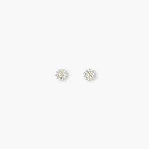 Puces d'oreilles fleurs - argent garanti 925