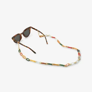 Chaine de lunettes gros maillons multicolore