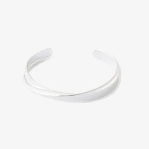 Manchette croisée argenté