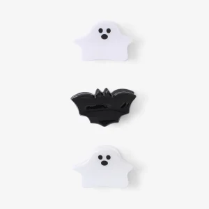 Set de 3 petites pinces à cheveux fantômes et chauve souris