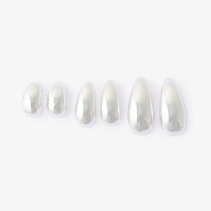 Set de 3 paires de boucles d’oreilles gouttes argentées