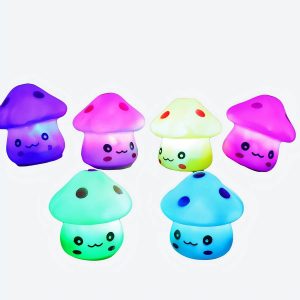 Veilleuse en forme de champignon pour bébé