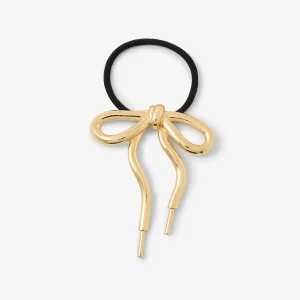 Elastique de cheveux avec nœud en métal