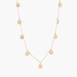 Collier chaine à pampilles acier inoxydable