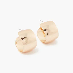 Créoles larges dorées