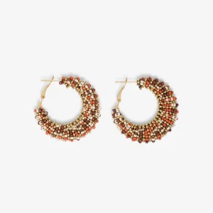 Créoles perles de rocaille