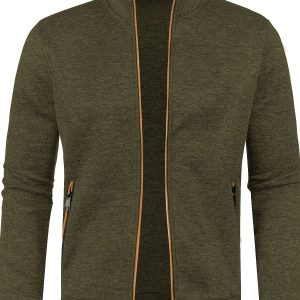 Cardigan zippé élégant pour homme – Pull confortable en maille