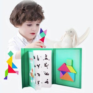 Livre de Puzzle magnétique portable pour enfant