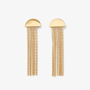 Longues boucles d'oreilles chaines - Acier inoxydable