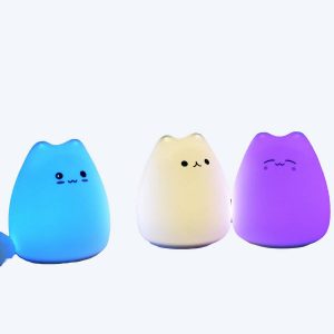 Veilleuse colorée en silicone pour enfant