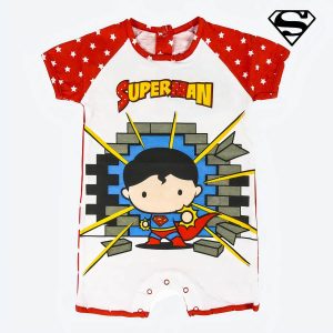 Barboteuse à manches courtes Superman pour bébé