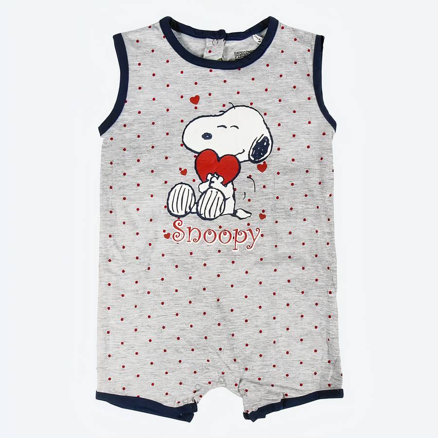 Barboteuse sans manches pour bébé Snoopy