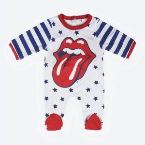 Barboteuse à manches longues motif étoiles pour Bébé