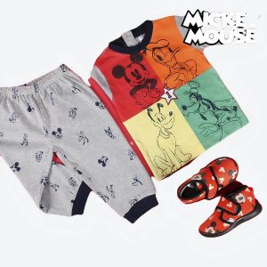 Pyjama bébé Mickey Mouse Gris