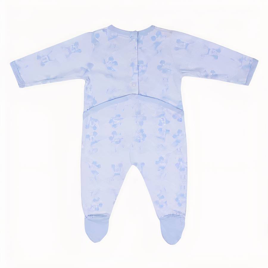 Barboteuse bleue à manches longues Mickey – Image 3