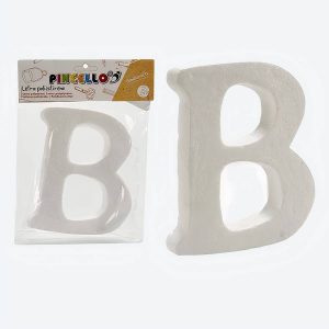 Lettre B décorative en polystyrène