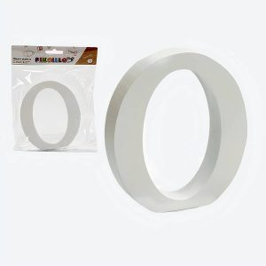 Lettre O décorative en bois