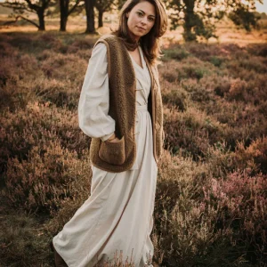 Gilet Alpen Adulte marron - ALWERO