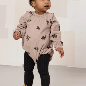 Barboteuse Esmée Corderoy Mauve pâle mûres