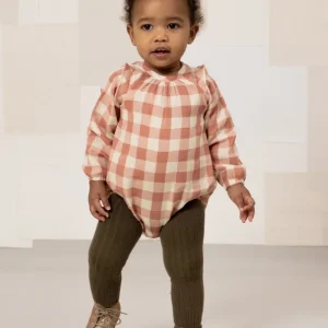 Barboteuse Esmée Vichy rose