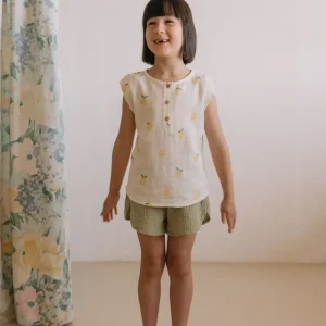 Blouse Roman Ecru Citron