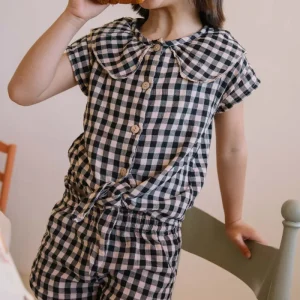 Blouse Coco Vichy Noir