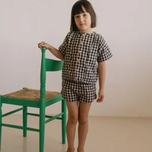 Blouse Thelme Vichy Noir