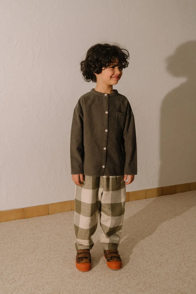 Pantalon Carrot Flanelle Vichy – Image 3