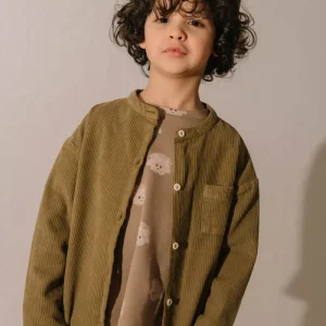 Chemise Jim Corderoy Vert Nutria