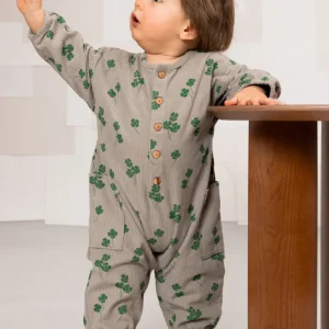 Combinaison Big Papi Corderoy Gris trèfles