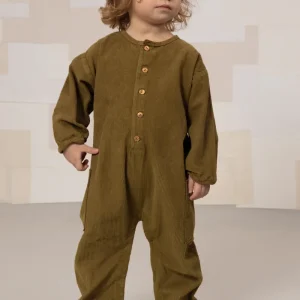 Combinaison Big Papi Corderoy Vert nutria