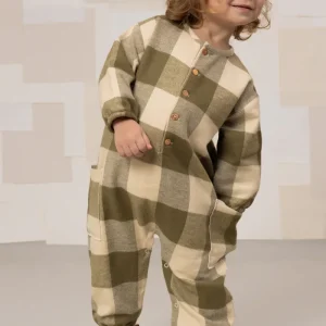 Combinaison Big Papi Flanelle Vichy kaki