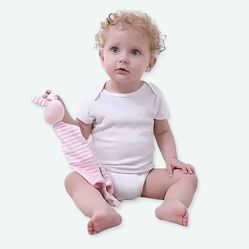 Anneau de dentition en peluche pour bébé