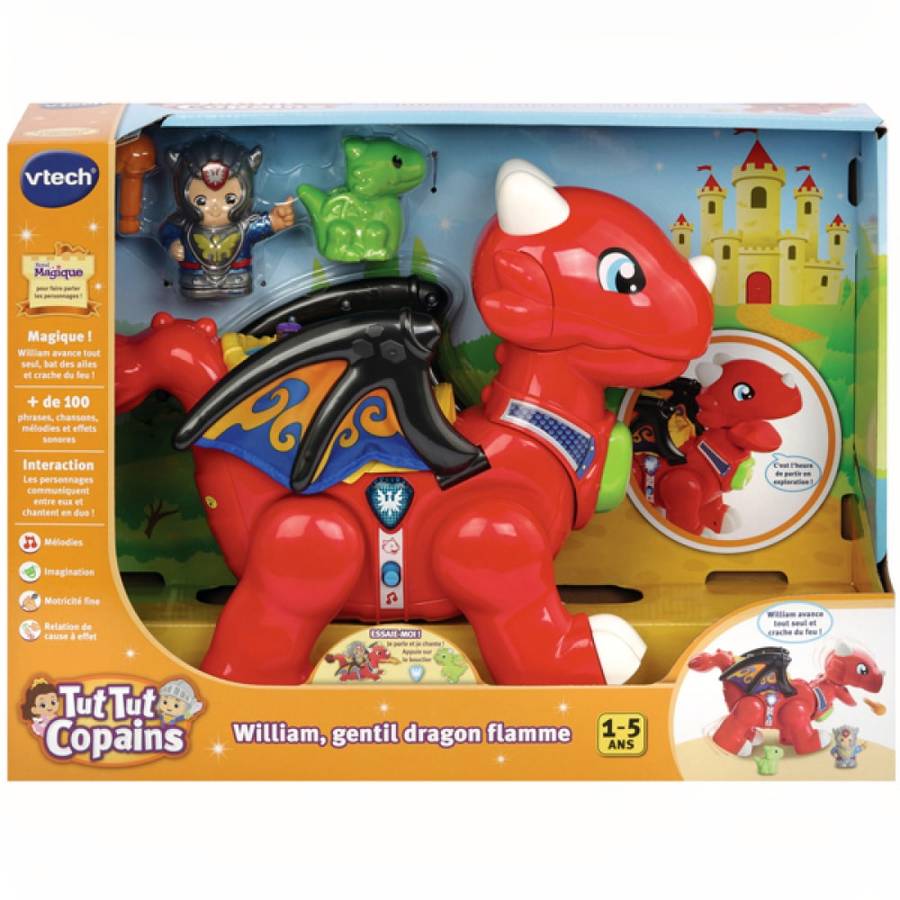 William le gentil dragon flamme Tut tut copain | VTech® – Image 3