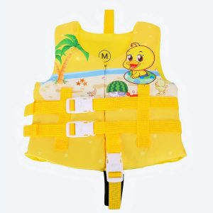 Gilet de natation jaune réglable dès 2 ans