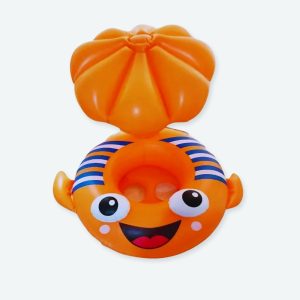 Anneau de natation pour bébé avec support entrejambe