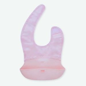 Bavoir Pliable Rose clair