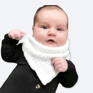 Bavoir bandana en coton pour bébé