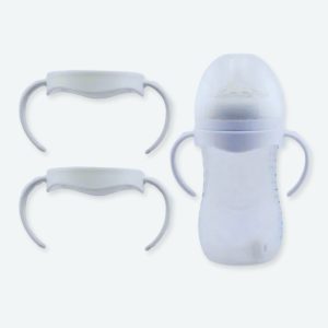 Biberon avec double poignées en plastique