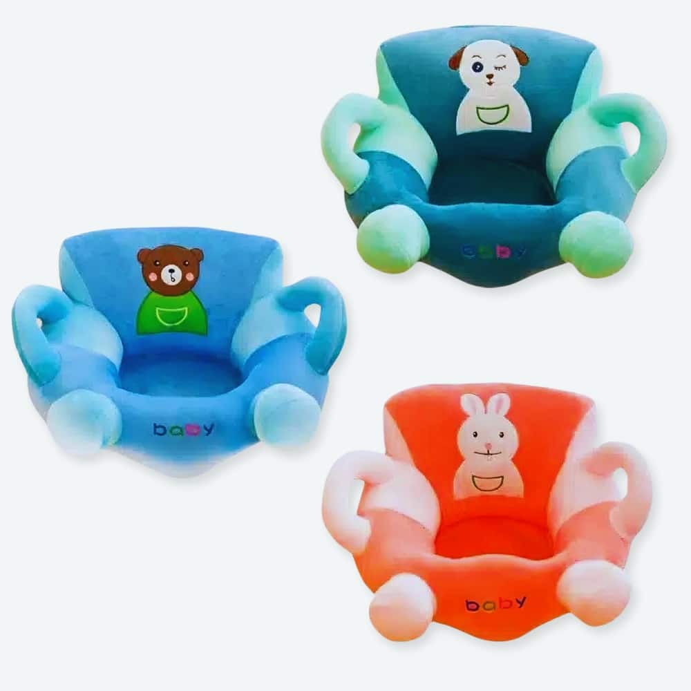 Chaise colorée à motif animal pour bébé