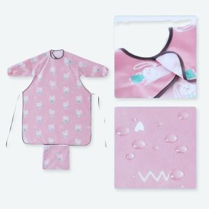 Longue combinaison de bavoir pour bébé