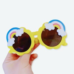Lunettes de soleil à motif arc-en-ciel pour enfants