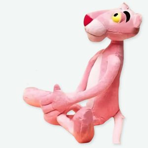 Peluche panthère rose de 38 cm