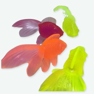 Poisson en caoutchouc souple pour bébé