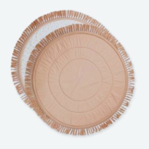 Tapis de sol rose en coton doux pour bébé